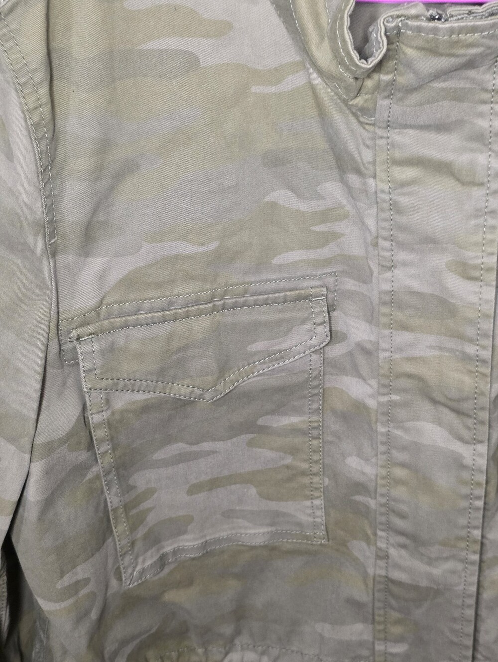 Style & Co Camo Utility Jacket - Picture 5 of 10